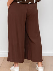 Bonnie Pants- Petite Length Chocolate