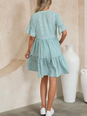 Fria Stripe Short Dress