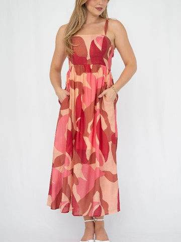 Charlotte Floral Dress- Blue