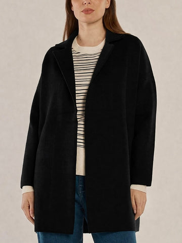 Quilted Bomber Jacket- Black