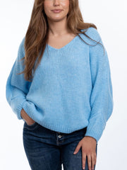 Daria Italian Knit- Sky