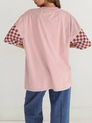 Saddle Up Tee- Blush