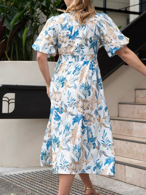 Hyacinth Button Dress