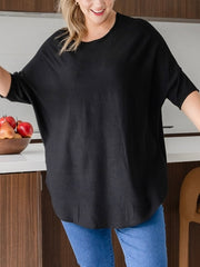 Batwing Knit- Black