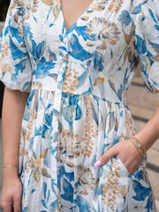 Hyacinth Button Dress