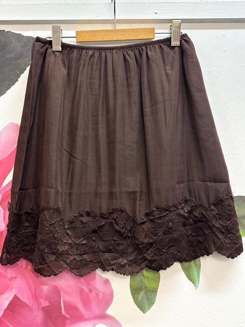 By Frankie Mini Skirt- Chocolate