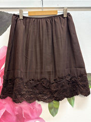 By Frankie Mini Skirt- Chocolate