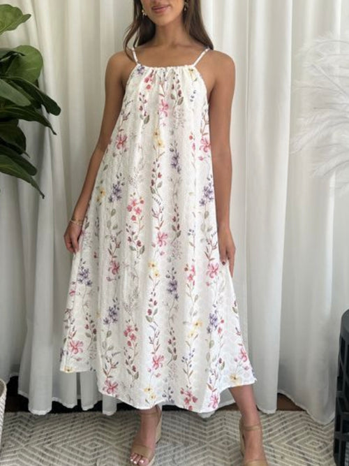 Pixie Garden Dress- White Floral