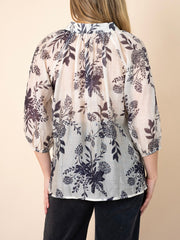 Ink Flower Blouse