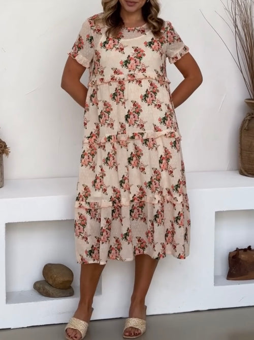 Marseille Ditsy Midi Candace Dress