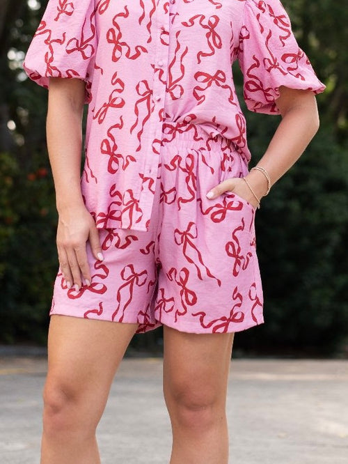 Pink Ribbon Shorts