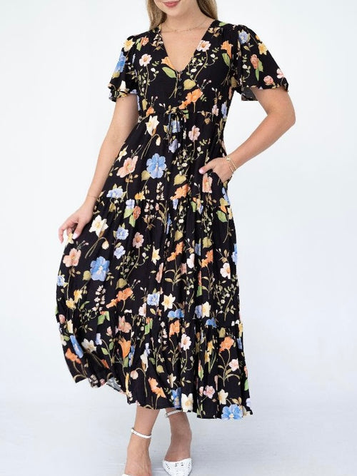 Selma Spring Floral Dress