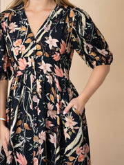 Abigail Button Midi Dress