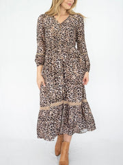 Leopard Gardenia Dress