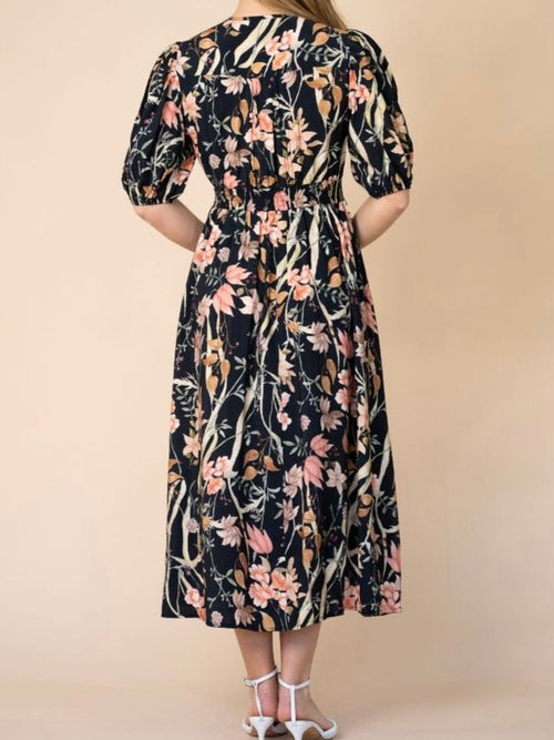 Abigail Button Midi Dress