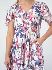 Selma Hyacinth Short Dress