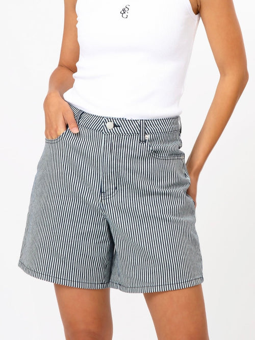 Stella + Gemma Emily Short- Navy/ White Stripe